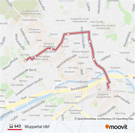 fahrplan 646 wuppertal|Buslinie 646 Fahrpläne & Karten.
